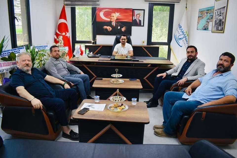 AK Parti Pazarcık İlçe Başkanı Halit Karabudak ve İlçe Başkan Yardımcısı Yunus Emre Cansu'dan Ziyaret